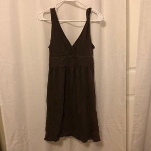 Brown Low Cut Dress